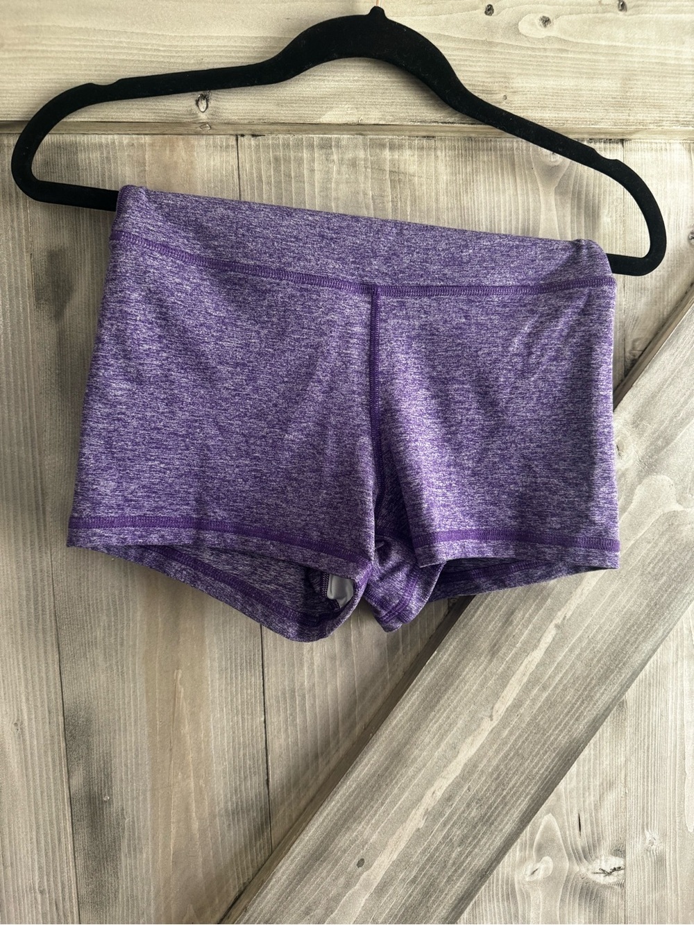 Fleo Purple Heather Athletic Shorts